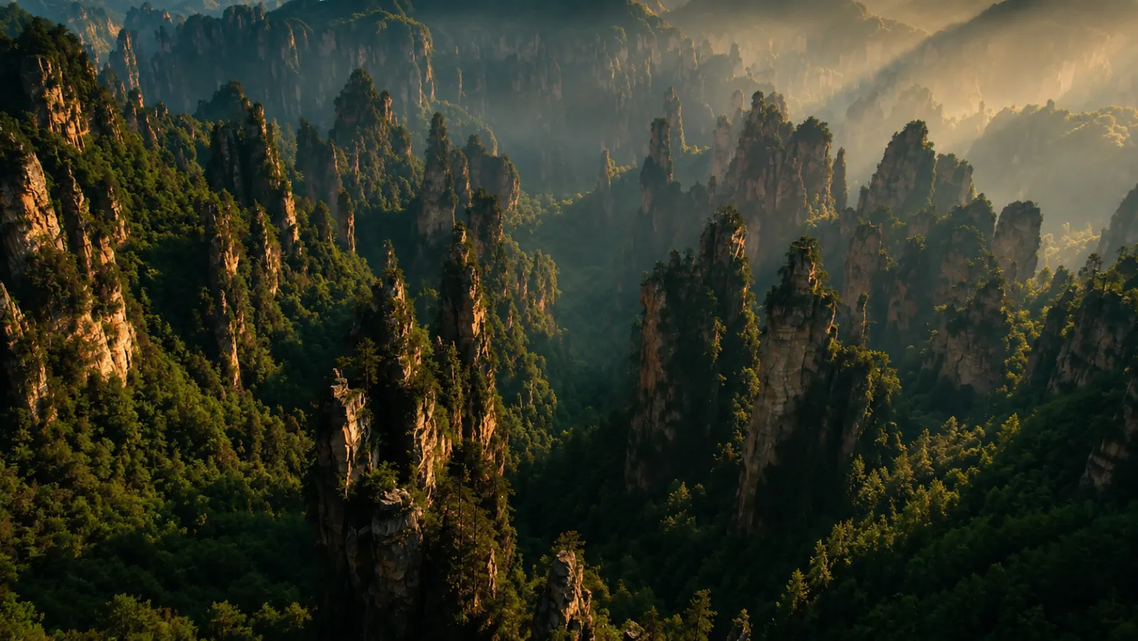 View of Zhangjiajie, China